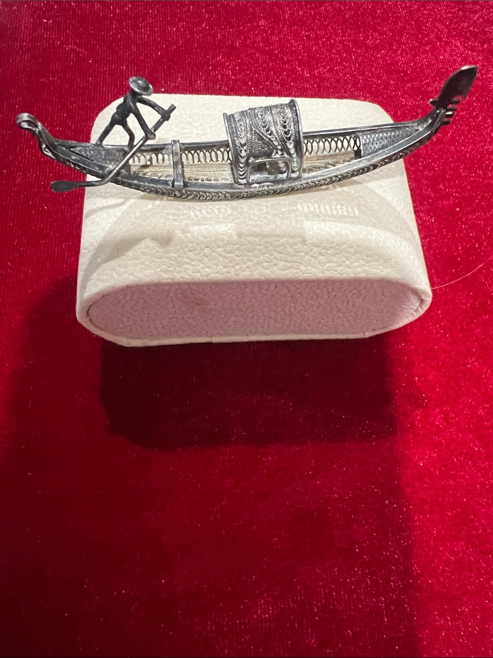 F#119- vintage antique Venetian silver